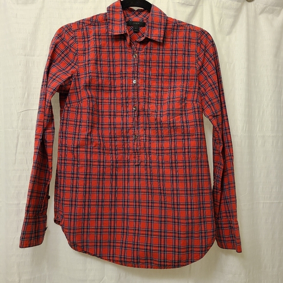 J Crew plaid button up - Picture 1 of 1